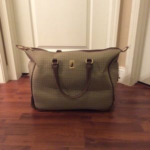 London Fog carry on with rolling wheels